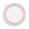 Herend Porcelain Service Plate In Pink