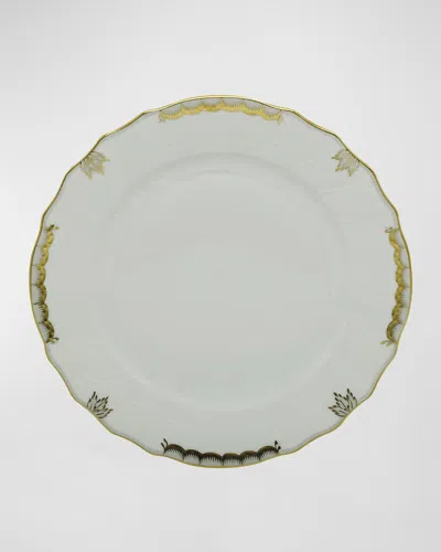 Herend Princess Victoria Gray Dinner Plate