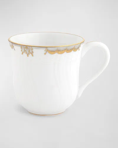 Herend Princess Victoria Gray Mug In White