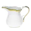 Herend Princess Victoria Green Creamer In Green