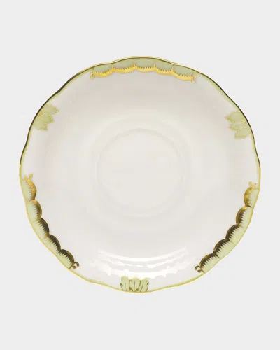 Herend Princess Victoria Saucer In Green