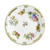 Herend Queen Victoria Blue Bread & Butter Plate In Multi-color
