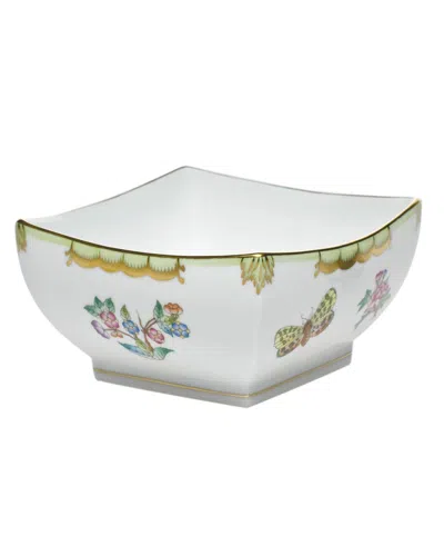 Herend Queen Victoria Small Square Bowl