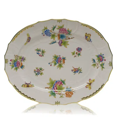 Herend Queen Victoria Turkey Platter In Multi