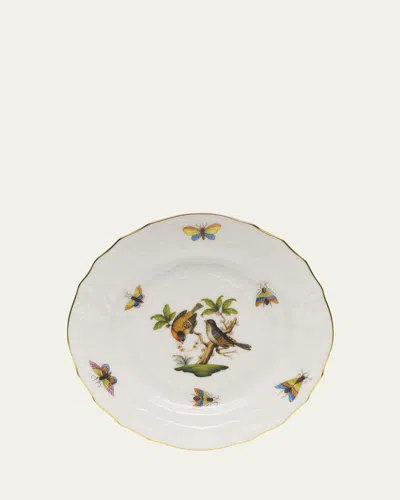 Herend Rothschild Bird Bread & Butter Plate #12 In No-color