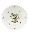Herend Rothschild Bird Dinner Plate #1 In Multi Colors