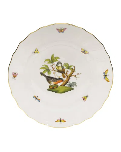 Herend Rothschild Bird Dinner Plate #2 In No-color