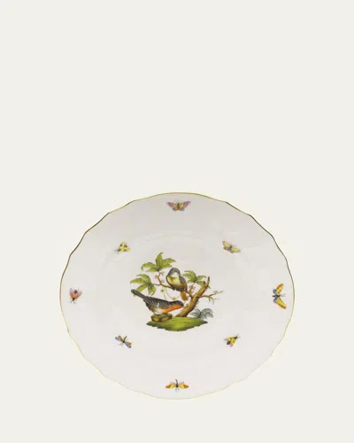 Herend Rothschild Bird Dinner Plate #2 In White
