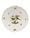 Herend Rothschild Bird Dinner Plate #9 In White