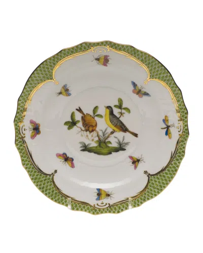 Herend Rothschild Bird Green Motif 07 Salad Plate