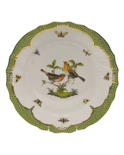 Herend Rothschild Bird Green Motif 09 Dinner Plate