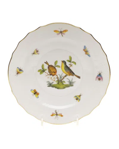 Herend Rothschild Bird Salad Plate #7 In White