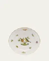 Herend Rothschild Bird Salad Plate #7 In White