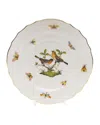 Herend Rothschild Bird Salad Plate #9 In White