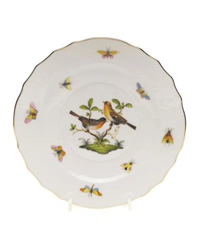 Herend Rothschild Bird Salad Plate #9 In White