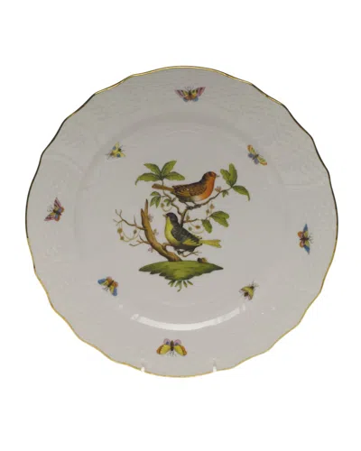 Herend Rothschild Bird Service Plate/charger 03 In White