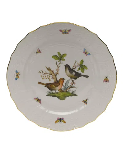 Herend Rothschild Bird Service Plate/charger 05 In White