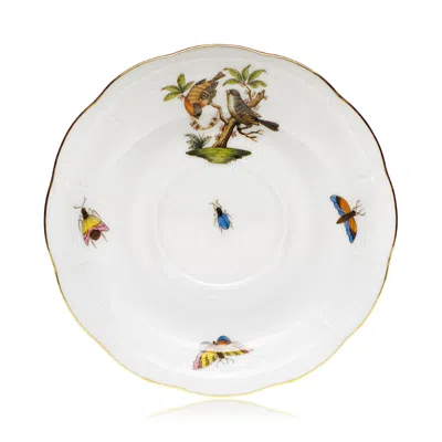 Herend Rothschild Bird Tea Saucer In Motif