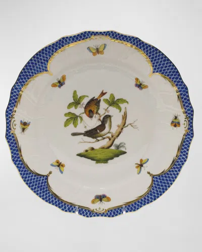 Herend Rothschild Blue Motif 04 Dinner Plate