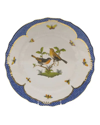 Herend Rothschild Blue Motif 09 Dinner Plate
