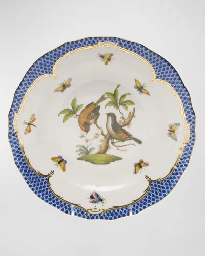Herend Rothschild Blue Motif 12 Dessert Plate