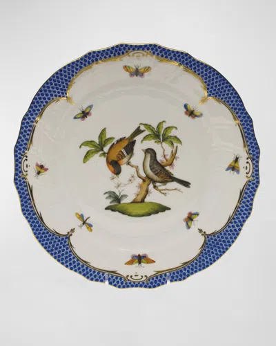 Herend Rothschild Blue Motif 12 Dinner Plate