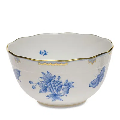 Herend Round Porcelain Bowl In White