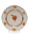 Herend Rust Chinese Bouquet Bread & Butter Plate In Rust
