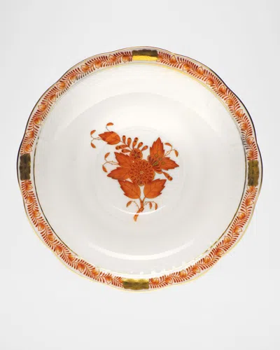 Herend Rust Chinese Bouquet Saucer In Multi