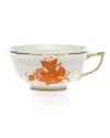 Herend Rust Chinese Bouquet Teacup In Multi