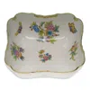 Herend Square Porcelain Salad Bowl In Multi