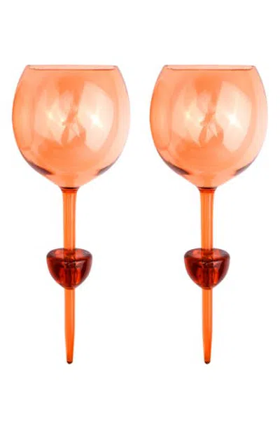 Here's How Bodie Riviera Glass Set In Orange