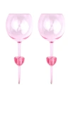 Here's How The Bodie Picnic Glass Set Of 2 In Purple