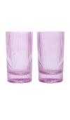 Here's How The Stella Highball Set Of 2 In Purple
