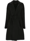 Heresis Wool Coat In Black