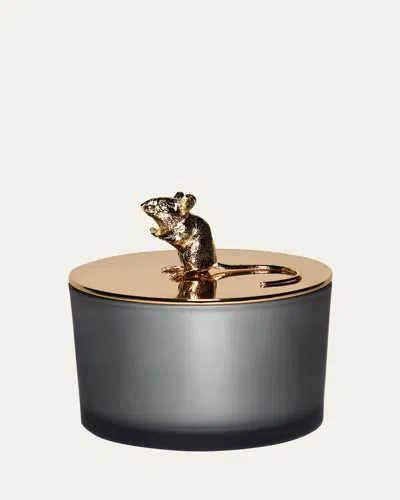Heretic Parfum Not A Creature Was Stirring Candle, 15 Oz. In Gold