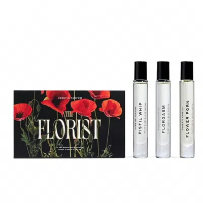 Heretic Parfum Women's The Florist Gift Set 3x10ml Rollerball Fragrances In White