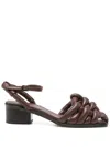 Hereu Cabresa 45mm Leather Sandals In Brown