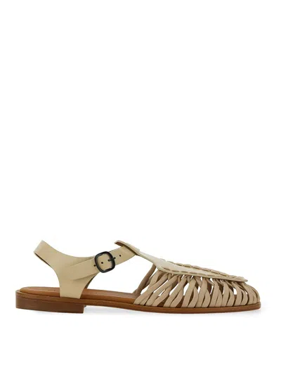 Hereu Wing Sandal In Gold