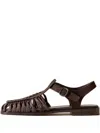 Hereu Alaro Suede Sandals In Brown
