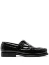 Hereu Women's Alber Moccasin T-bar Loafer In Black