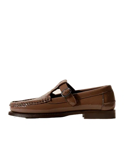 Hereu Alber Patent Loafers In Brown