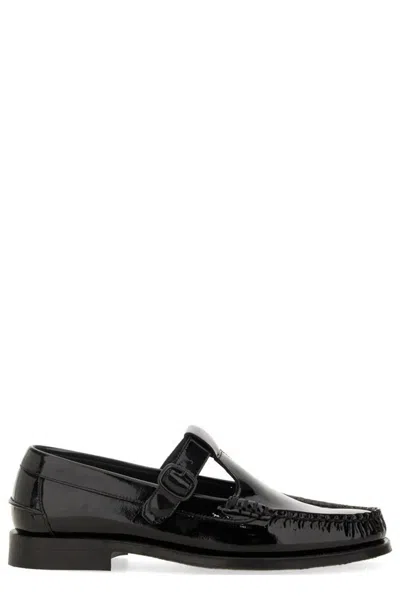 Hereu Moccasin T-bar "alber" In Black
