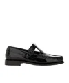 Hereu Moccasin T-bar "alber" In Black