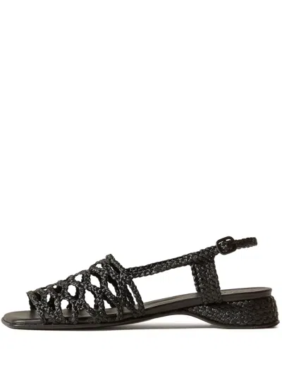 HEREU ALZIRA WOVEN-DETAIL SANDALS