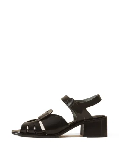 Hereu Ancora Heeled Sandals In Brown