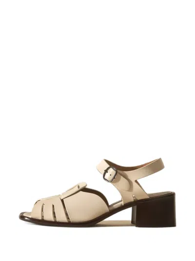 Hereu Ancora Heeled Sandals In Neutral