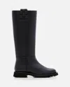 Hereu Anella High Leather Boot In Black