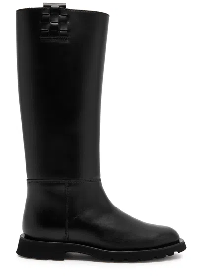 HEREU HEREU ANELLA LEATHER KNEE-HIGH BOOTS