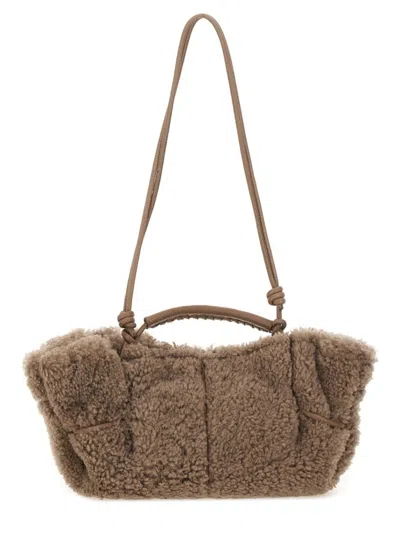 Hereu Arta Curly Mini Bag In Beige